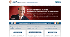 Desktop Screenshot of instituteforleadershipfitness.com